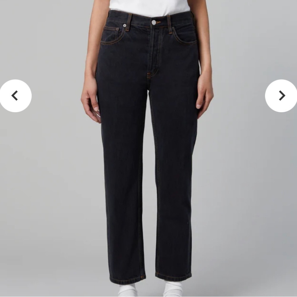 Still Here New York Tate Jean In Washed Black Size 24